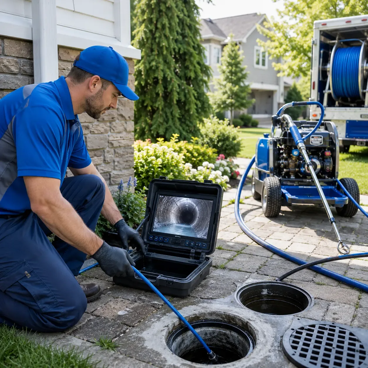Outdoor drain cleaning professionals serving Lenox Dale, MA