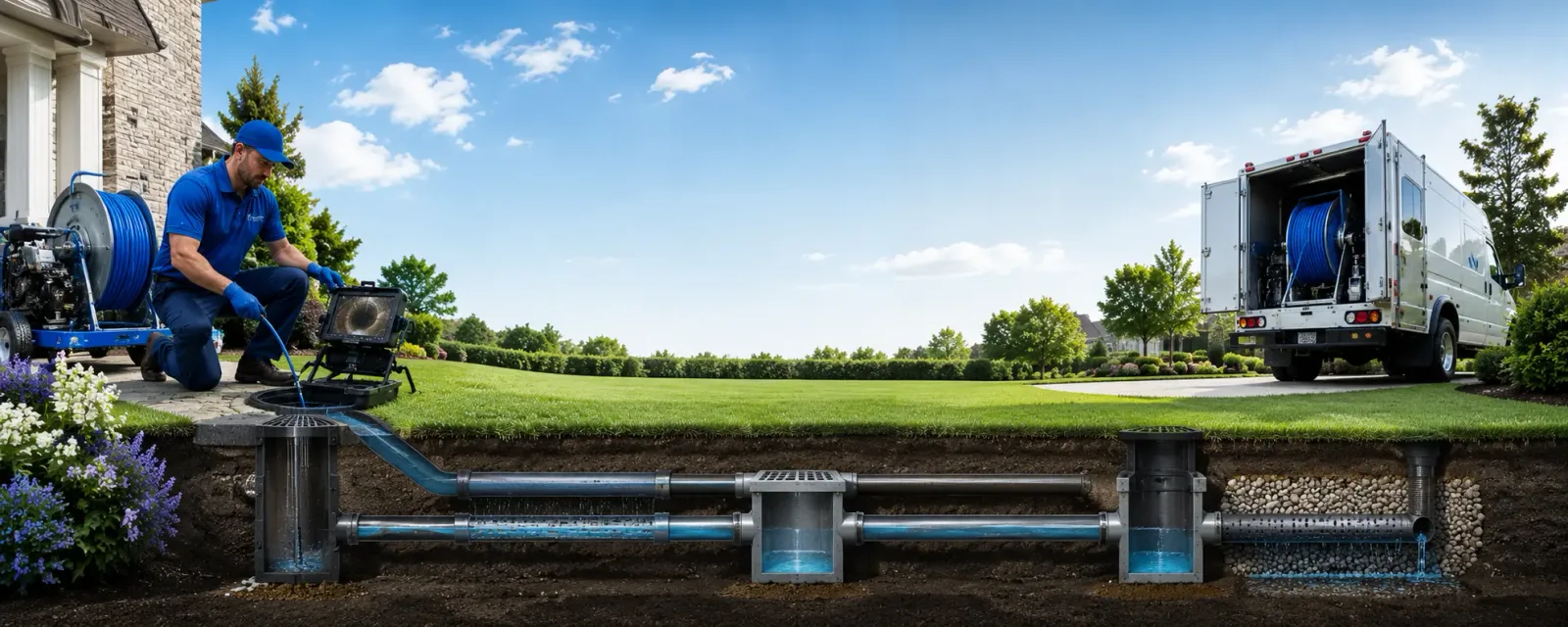 Outdoor drain cleaning information for Lenox Dale, MA